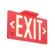 Plastic Photoluminescent Exit Sign 8.75