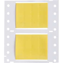 PermaSleeve HX Heat Shrink Wire Marking Sleeves, Yellow, 1" Dia x 0.5" W, Roll of 10000 Each
