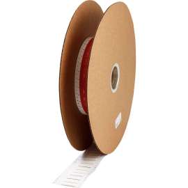 PermaSleeve HX Heat Shrink Double Sided Wire Marking Sleeves, White, 0.375" Dia x 1" W, Roll of 5000 Each