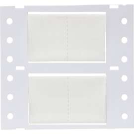 PermaSleeve HX Heat Shrink Double Sided Wire Marking Sleeves, White, 0.75" Dia x 1" W, Roll of 5000 Each