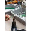 PermaSleeve HX Heat Shrink Double Sided Wire Marking Sleeves, Violet, 0.75
