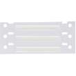 PermaSleeve HX Heat Shrink Wire Marking Sleeves, White, 0.094