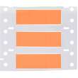 PermaSleeve HX Heat Shrink Double Sided Wire Marking Sleeves, Orange, 0.5