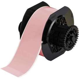 B30 Series Low-Halide Polyester Labels 2.25 in W x 100 ft L Pink