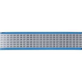 Letters and Numbers Scored Wire Marker Aluminum Legend: 100 to 124 1250 Total