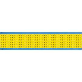 Numerical Wire Markers Scored Repositionable Vinyl .75H Legend: 3, 1800 Total YL