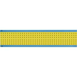 Numerical Wire Markers Scored Repositionable Vinyl .75H Legend: 5, 1800 Total YL