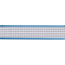 Wire Marker Low Profile Vinyl Legend: T2, 1800 Total