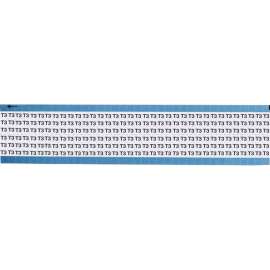 Wire Marker Low Profile Vinyl Legend: T3, 1800 Total
