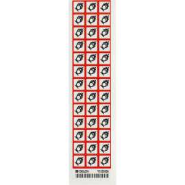 GHS Oxidizing Picto Labels: Paper, Black/Red on White, 0.625" H x 0.625" W