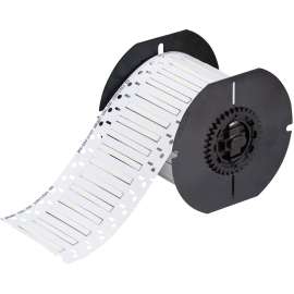 B33 Series PermaSleeve Fluid Resistant Polyolefin Wire Marking Sleeves, 0.094" Dia x 2" W, White