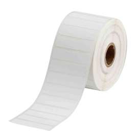 Chemical Resistant Cryogenic Polypropylene Labels for 1" Core Printers 0.5" x 2"