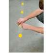 Roll Mounted Aisle Marking Dots - Adhesive Vinyl, Solid Color, White, 3
