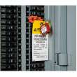 Lockout Tagout Tag PRECAUCION Paper 5.75 x 3 Black, Yellow on White 25/PK