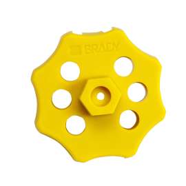 Double Hex Yellow Spin Lockout without Cable