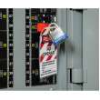 Standard Key Retaining Lockout Steel Padlocks 0.75 in Steel Shackle KD Brown