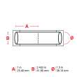 PermaSleeve Heat Shrink Wire and Cable Labels 1-1/2