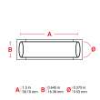 PermaSleeve Heat Shrink Wire and Cable Labels 3/8