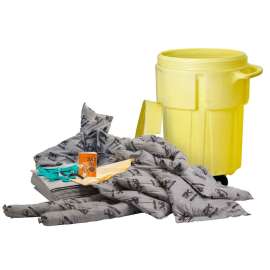 ALLWIK(R) 55-Gallon Drum Spill Control Kit - Universal Application, Wheeled