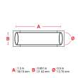 PermaSleeve Heat Shrink Wire and Cable Labels 1/2