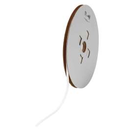 BradyPrinter Series Low Smoke Zero Halogen PermaSleeve Wire Marking Sleeves, 0.187" Dia x 175' L, White