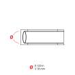 BradyPrinter Low Smoke Zero Halogen PermaSleeve Heat Shrink Tubing, 0.125