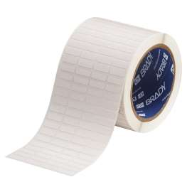 1 mil Polyimide Circuit Board Labels 0.25 in H x 0.75 in W White 10000/RL