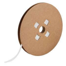 PermaSleeve Heat Shrink Wire and Cable Continuous Labels for 3" Core Printers - 1/2" Dia White
