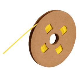 PermaSleeve Heat Shrink Wire and Cable Continuous Labels for 3" Core Printers - 3/32" Dia Yellow