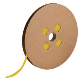 PermaSleeve Heat Shrink Wire and Cable Continuous Labels for 3" Core Printers - 1-1/2" Dia Yellow
