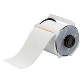 GlobalMark ToughWash Washdown Resistant Labels 4 in W x 50 ft L White
