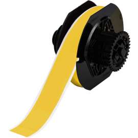 B30 Series ToughWash Washdown Resistant Labels 1.125 in W x 50 ft L Yellow