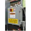 B30 Series ToughWash Labels with Header 4in H x 6.25in W BK, Orange on WT 100/RL