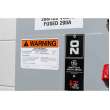 B30 Series ToughWash Labels with Header 4in H x 6.25in W BK, Orange on WT 100/RL