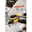 B30 Series ToughWash Labels with Header 4in H x 6.25in W Red on WT 100/RL