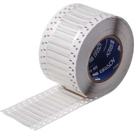 Double Sided PermaSleeve Polyolefin Fluid Resistant Wire Marking Sleeves, 0.125" Dia x 1", Roll of 5000, White