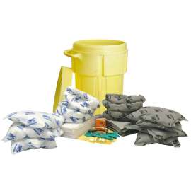 55-Gallon Drum Spill Control Kit - Mixed Oil Only and Universal Application, Wheeled