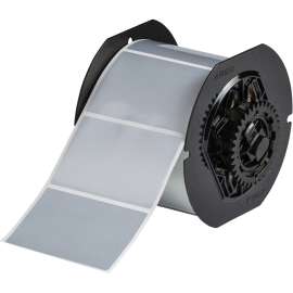 B33 Series Metallized Polyester Permanent Labels 2in H x 3in W LGT GR 500/RL