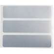 B33 Series Metallized Polyester Permanent Labels 0.5in H x 2in W LGT GR 2500/RL