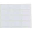 Flame Retardant Polyimide Wire and Cable Labels 0.5 in H x 1 in W White 5000/RL