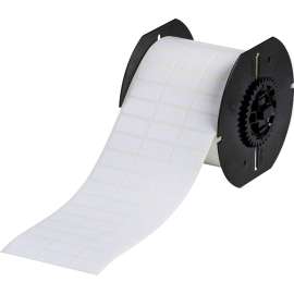 Flame Retardant Polyimide Wire and Cable Labels 0.5 in H x 1 in W White 5000/RL