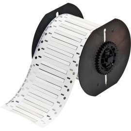 PermaSleeve Heat Shrink Wire and Cable Labels Single-sided for B33 Printers - 0.094" Dia x 1" White