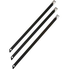 Cable Ties, 0.311" W x 7.913" L, Steel
