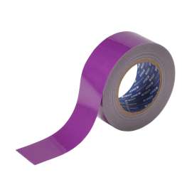 ToughStripe(R) Floor Marking Tape Roll - Polyester, Solid Color, Purple, 2" x 100'