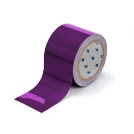 ToughStripe(R) Floor Marking Tape Roll - Polyester, Solid Color, Purple, 3" x 100'