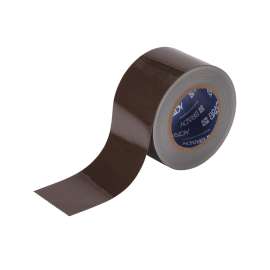 ToughStripe(R) Floor Marking Tape Roll - Polyester, Solid Color, Brown, 3" x 100'
