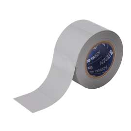 ToughStripe(R) Floor Marking Tape Roll - Polyester, Solid Color, Gray, 3" x 100'