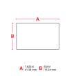 FreezerBondz Ultra-Thin Cryogenic Polyester Labels 0.6 in H x 1.625 in W WT 3000/RL