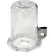 Clear Push Button Lockout, Small Base + Tall Cover, Button 16 mm