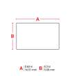 1 mil Polyimide Circuit Board Labels 0.2 in H x 0.65 in W White 10000/RL